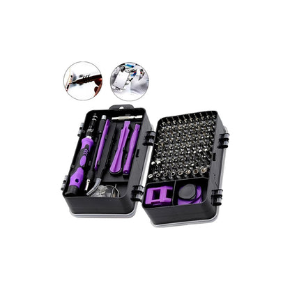 JUEGO SET DESTORNILLADORES 115 EN 1 MAGNÉTICO MULTIFUNCIONAL