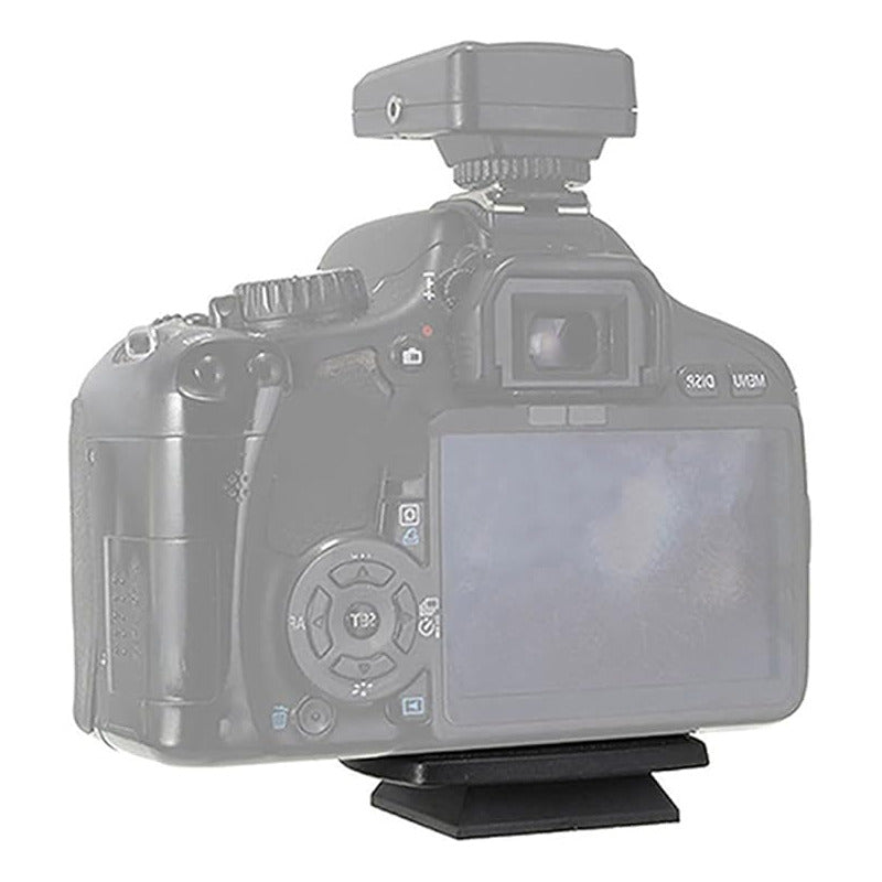 PLACA LIBERACIÓN RÁPIDA TRÍPODE ZAPATA 4.3X4.3CMS 1/4 ROSCA NEGRO