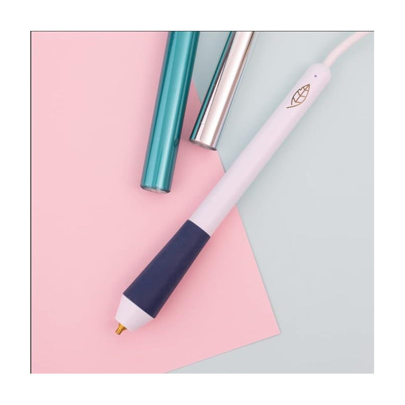 BOLIGRAFO CALOR USB CALIGRAFIA FOIL QUILL ESTILO LIBRE AZUL 0°