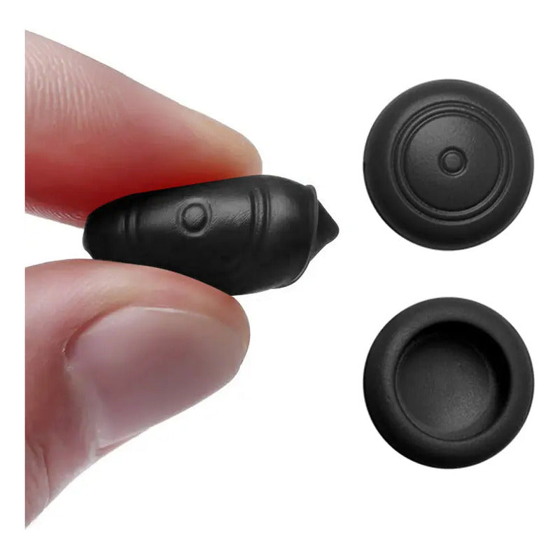 2X PROTECTOR SILICONA JOYSTICK MANDO CONTROL JOY-CON NEGRO NEGRO