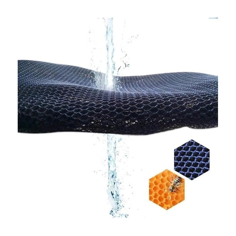 FUNDA COBERTOR COJÍN ASIENTO MOTO AISLAMIENTO TÉRMICO NEGRO