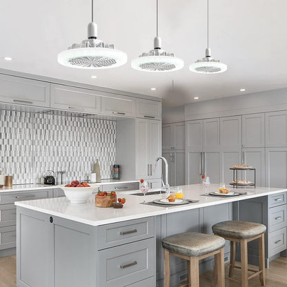 LUZ LED E27 VENTILADOR COCINA BAÑO ALCOBA RESTAURANTE OFICIN 110/220V BLANCO FRÍO