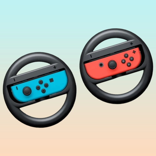 VOLANTES COMPATIBLE JOY-CON NINTENDO SWITCH & OLED NEGRO