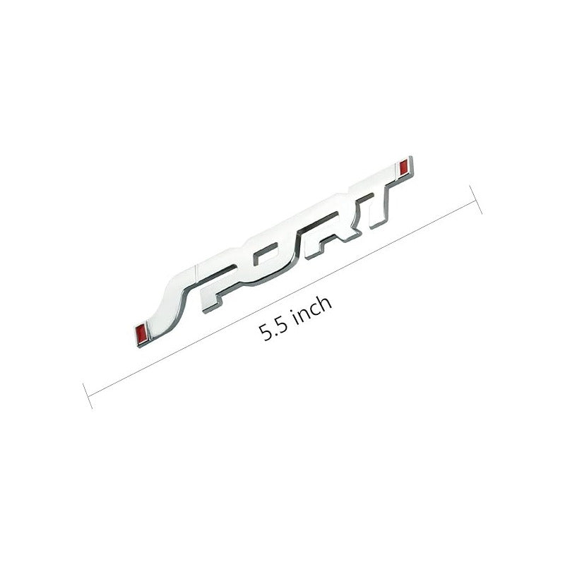 EMBLEMA CARRO SPORT 3D METAL ADHESIVO INSIGNIA LUJO VEHÍCULO | 3D SPORT CAR EMBLEM METAL ADHESIVE LUXURY VEHICLE BADGE
