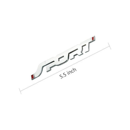 EMBLEMA CARRO SPORT 3D METAL ADHESIVO INSIGNIA LUJO VEHÍCULO | 3D SPORT CAR EMBLEM METAL ADHESIVE LUXURY VEHICLE BADGE
