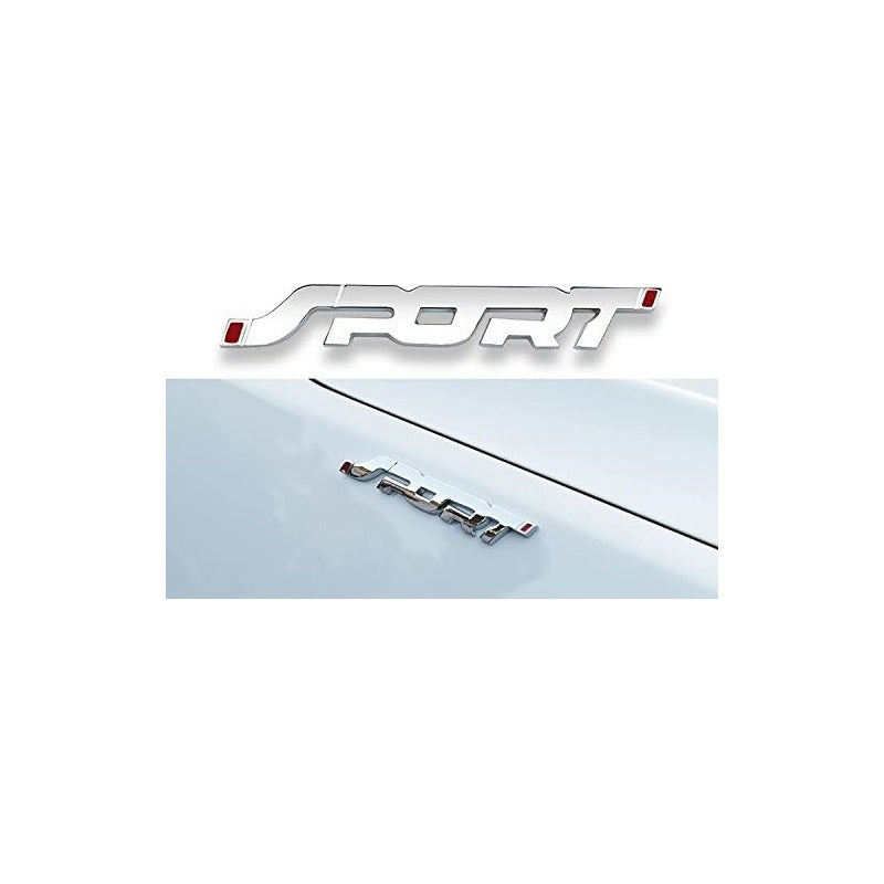 EMBLEMA CARRO SPORT 3D METAL ADHESIVO INSIGNIA LUJO VEHÍCULO | 3D SPORT CAR EMBLEM METAL ADHESIVE LUXURY VEHICLE BADGE
