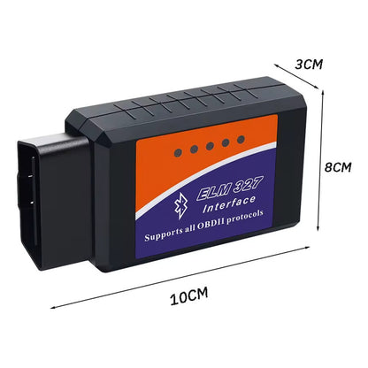 ESCÁNER OBD2 OBDII CARRO BLUETOOTH ELM327 V2.1 DIAGNOSTICO | OBD2 OBDII CAR BLUETOOTH SCANNER ELM327 V2.1 DIAGNOSTIC
