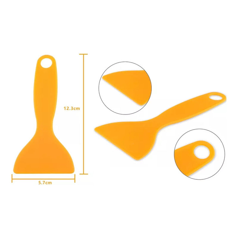 ESPÁTULA PLÁSTICA MULTIUSOS MANUALIDADES PINTURA REPARACIONE | MULTI-PURPOSE PLASTIC SPATULA CRAFTS PAINTING REPAIR
