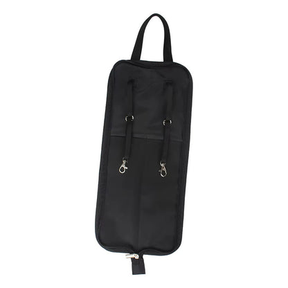ESTUCHE PORTATIL BAQUETAS PERCUSION MALETA CORREA NEGRO 600D NEGRO | PORTABLE DRUMSTICK BAG CASE WITH STRAP BLACK 600D BLACK
