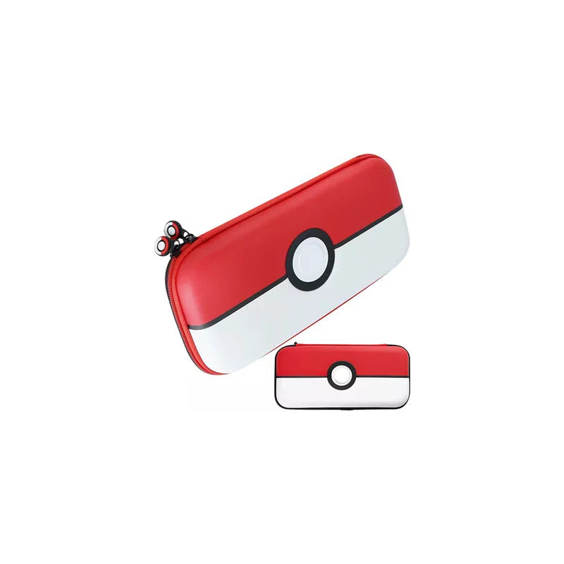 ESTUCHE RÍGIDO NINTENDO SWITCH OLED POKEMON 24X13X4CMS ROJO Y BLANCO | HARD CASE NINTENDO SWITCH OLED POKEMON 24X13X4CMS RED AND WHITE
