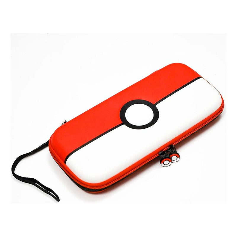 ESTUCHE RÍGIDO NINTENDO SWITCH OLED POKEMON 24X13X4CMS ROJO Y BLANCO | HARD CASE NINTENDO SWITCH OLED POKEMON 24X13X4CMS RED AND WHITE
