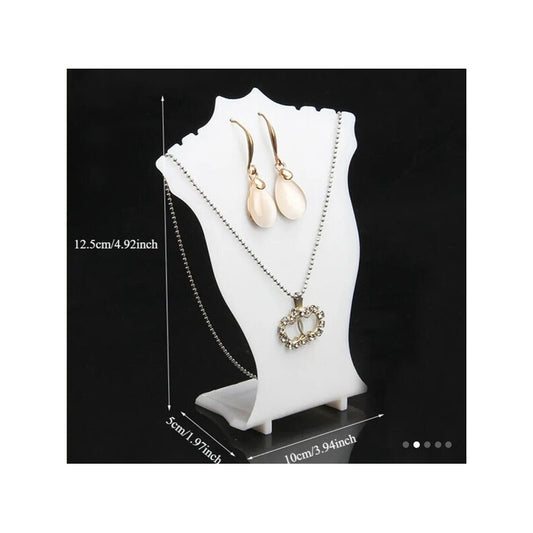 EXHIBIDOR JOYAS COLLAR ARETES PENDIENTES JOYERIA SOPORTE BLANCO | JEWELRY DISPLAY NECKLACE EARRINGS JEWELRY STAND HOLDER WHITE

