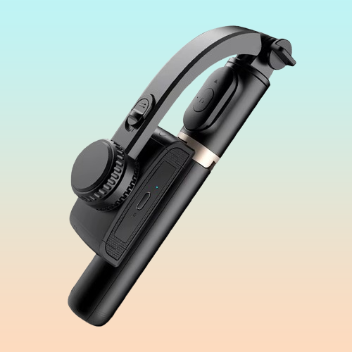 GIMBAL ESTABILIZADOR VIDEO PLEGABLE EXPANDIBLE CELULAR NEGRO | FOLDABLE EXPANDABLE VIDEO STABILIZER GIMBAL FOR MOBILE PHONE BLACK
