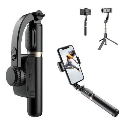 GIMBAL ESTABILIZADOR VIDEO PLEGABLE EXPANDIBLE CELULAR NEGRO | FOLDABLE EXPANDABLE VIDEO STABILIZER GIMBAL FOR MOBILE PHONE BLACK
