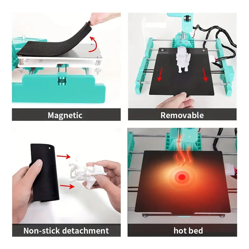 IMPRESORA 3D FDM PANTALLA LCD FILAMENTO PLA 1.75 | 3D FDM PRINTER WITH LCD SCREEN – PLA FILAMENT 1.75 MM