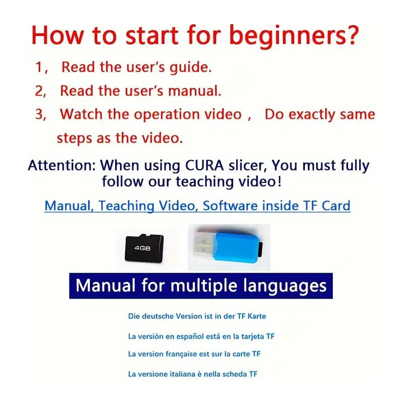 IMPRESORA 3D FDM PANTALLA LCD FILAMENTO PLA 1.75 | 3D FDM PRINTER WITH LCD SCREEN – PLA FILAMENT 1.75 MM