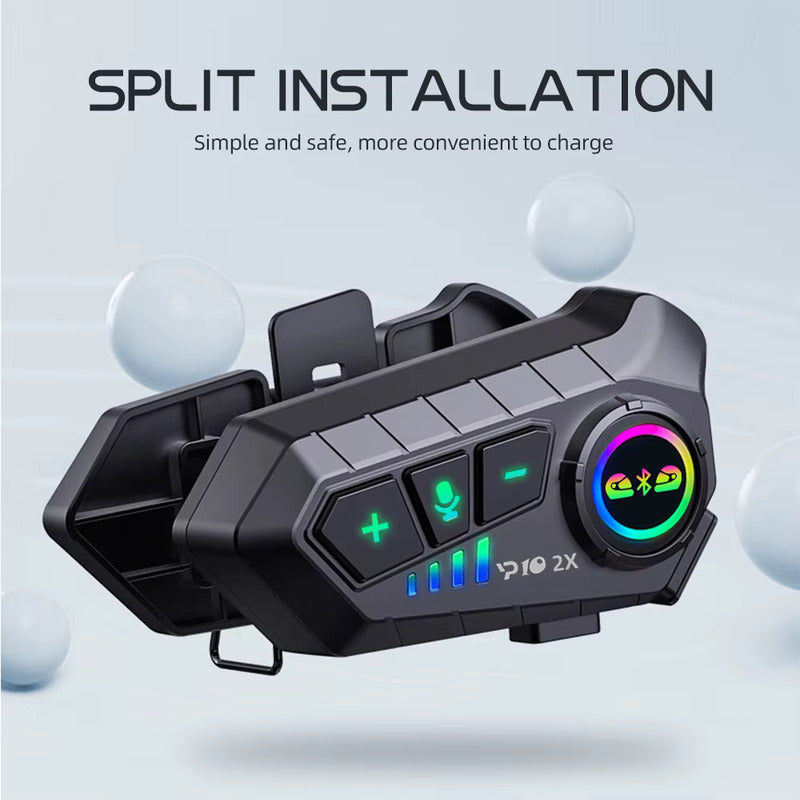 INTERCOM CASCO MOTOCICLETA BLUETOOTH DUAL RECARGABLE | MOTORCYCLE HELMET BLUETOOTH INTERCOM DUAL RECHARGEABLE
