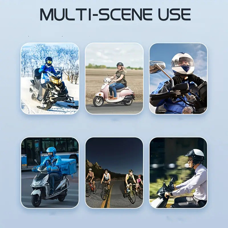 INTERCOM CASCO MOTOCICLETA BLUETOOTH DUAL RECARGABLE | MOTORCYCLE HELMET BLUETOOTH INTERCOM DUAL RECHARGEABLE

