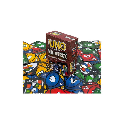JUEGO CARTAS UNO VERSIÓN NO MERCY MESA DIVERSIÓN RECREACIÓN | UNO CARD GAME NO MERCY VERSION TABLE FUN RECREATION
