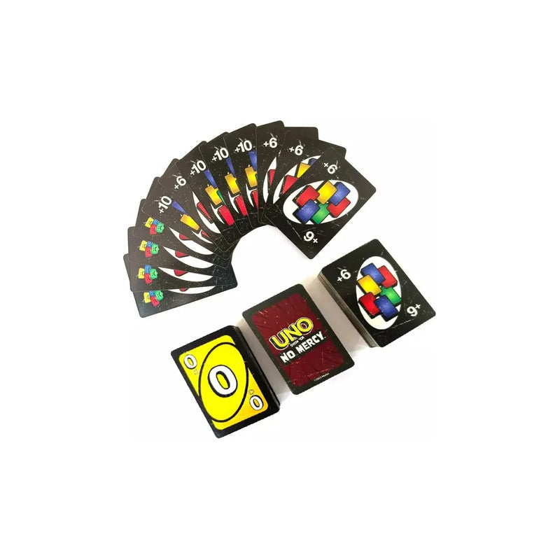 JUEGO CARTAS UNO VERSIÓN NO MERCY MESA DIVERSIÓN RECREACIÓN | UNO CARD GAME NO MERCY VERSION TABLE FUN RECREATION
