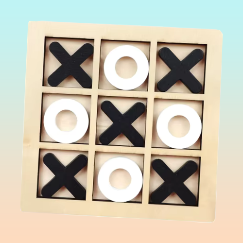 JUEGO MADERA TRIQUI TIC TAC TOE XO DIDÁCTICO MESA NIÑO NIÑA | WOODEN TIC TAC TOE XO GAME EDUCATIONAL TABLE KIDS BOYS GIRLS
