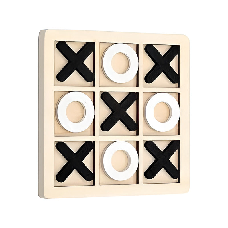 JUEGO MADERA TRIQUI TIC TAC TOE XO DIDÁCTICO MESA NIÑO NIÑA | WOODEN TIC TAC TOE XO GAME EDUCATIONAL TABLE KIDS BOYS GIRLS
