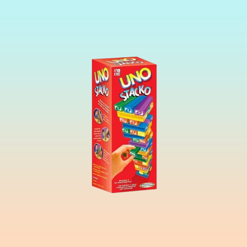 JUEGO MESA UNO STACKO TIPO JENGA | UNO STACKO TABLE GAME JENGA TYPE
