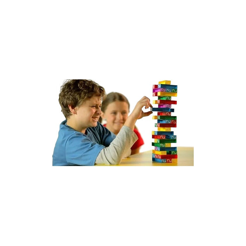 JUEGO MESA UNO STACKO TIPO JENGA | UNO STACKO TABLE GAME JENGA TYPE
