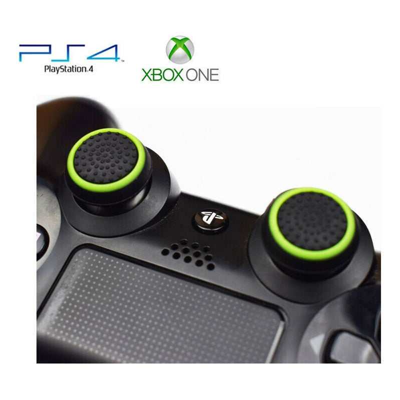 JUEGO PROTECTOR SILICONA JOYSTICK PARA PS XBOX SWITCH VERDE | SILICONE JOYSTICK PROTECTOR SET FOR PS XBOX SWITCH GREEN
