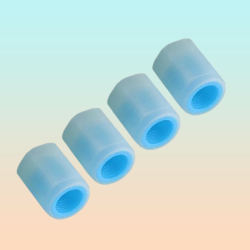 JUEGO TAPA FLOURESCENTE AZUL VÁLVULA AIRE NEUMÁTICO LLANTA | FLUORESCENT BLUE VALVE CAP SET AIR TIRE TIRE
