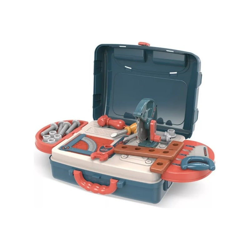 KIT HERRAMIENTAS NIÑOS MALETÍN 3 EN 1 JUGUETE SET 30PCS | KIDS TOOL KIT SUITCASE 3 IN 1 TOY SET 30PCS
