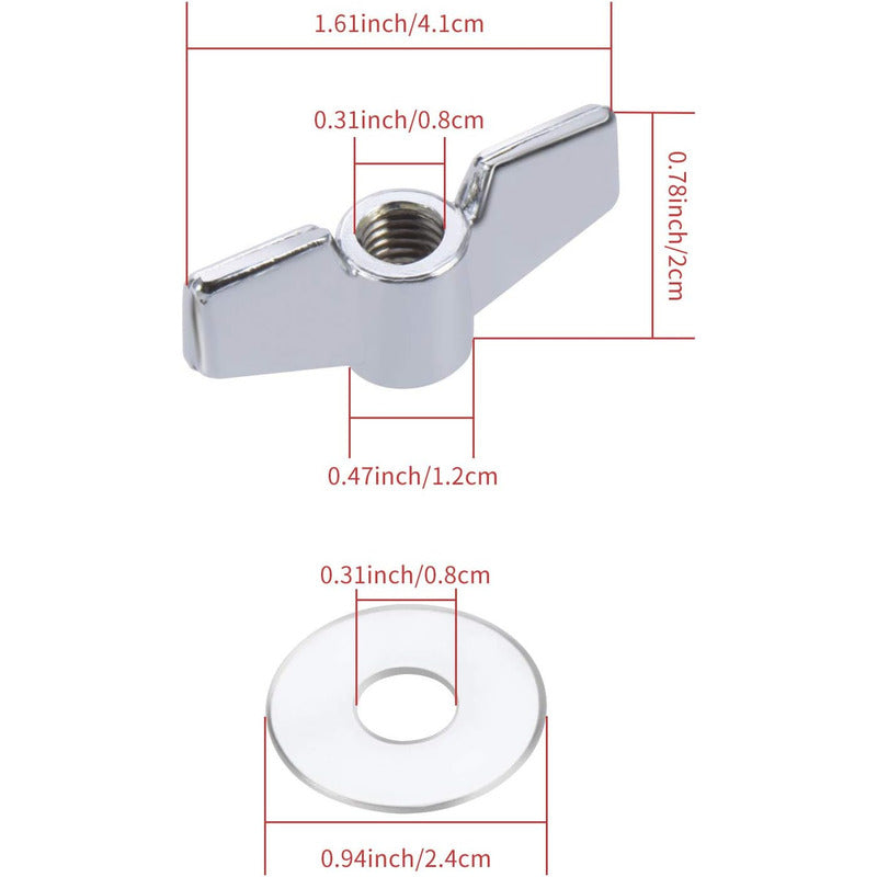 KIT PARA PLATILLOS DE BATERIA 5 PIEZAS SET CYMBALS PLATEADO | 5-PIECE DRUM CYMBAL KIT SET SILVER
