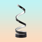LAMPARA USB ESPIRAL ESCRITORIO MESA NOCHE ESTUDIO MODERNA NEGRO BLANCO 5V | USB SPIRAL LAMP DESK TABLE NIGHT STUDY MODERN BLACK WHITE 5V
