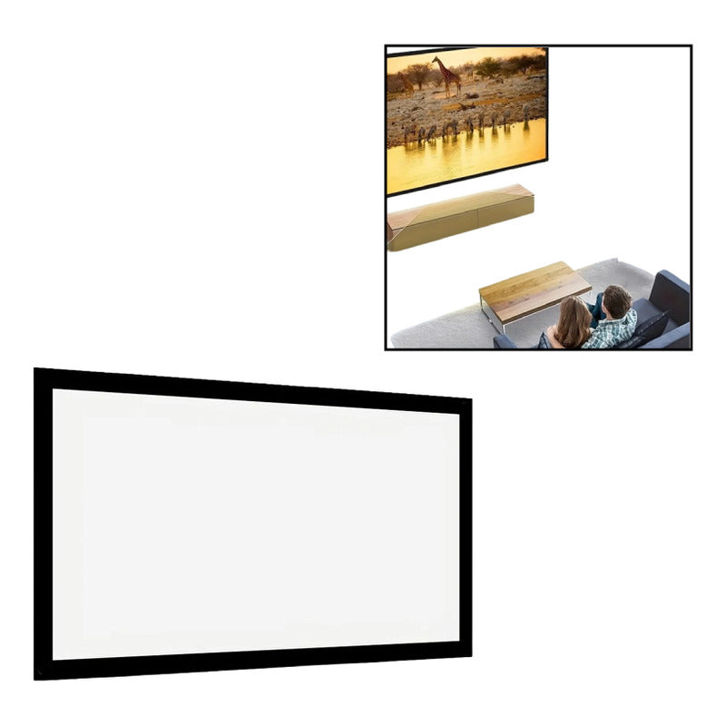 PANTALLA TELÓN PROYECTOR VIDEO BEAM PELÍCULAS JUEGOS 160X90 | PROJECTOR SCREEN VIDEO BEAM MOVIES GAMES 160X90
