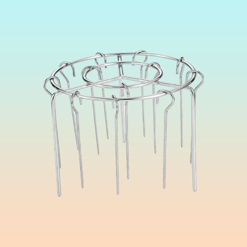 PARRILLA VERTICAL PARA FREIDORA DE AIRE ACERO INOXIDABLE 12 PINCHOS | VERTICAL GRILL FOR AIR FRYER, STAINLESS STEEL, 12 SKEWERS