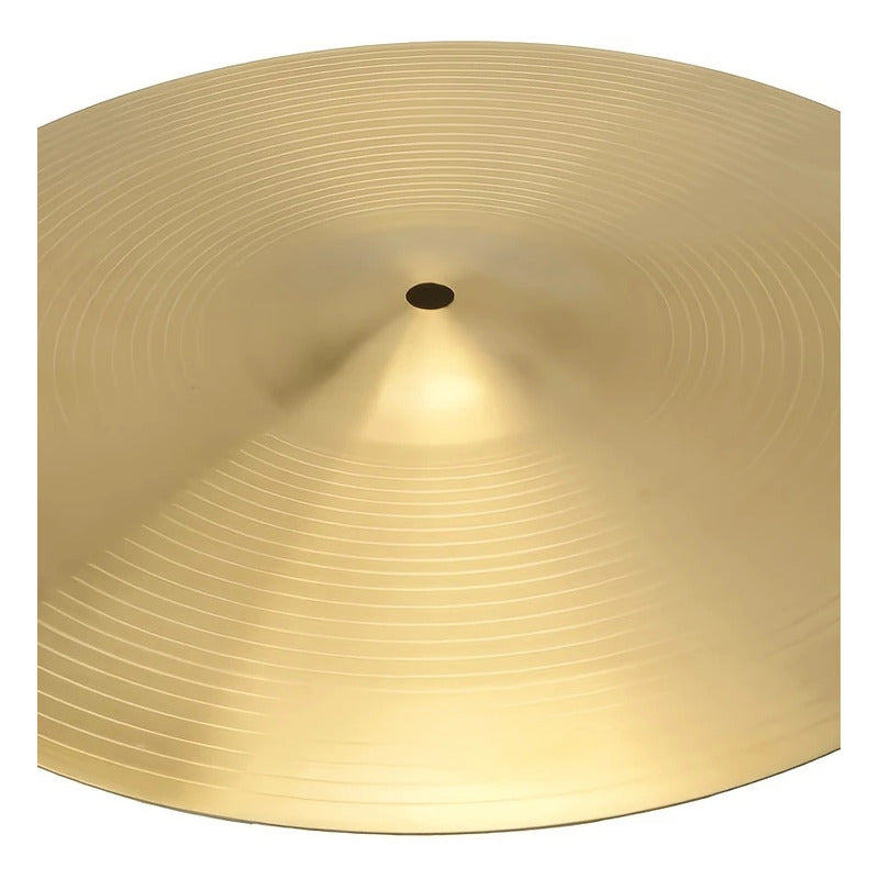 PLATILLO CRASH 14 PULGADAS BATERÍA ACÚSTICA PERCUSIÓN DORADO OSCURO | 14-INCH CRASH CYMBAL ACOUSTIC DRUM PERCUSSION DARK GOLD
