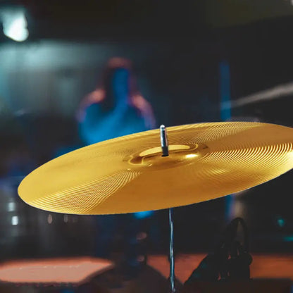 PLATILLO CRASH 14 PULGADAS BATERÍA ACÚSTICA PERCUSIÓN DORADO OSCURO | 14-INCH CRASH CYMBAL ACOUSTIC DRUM PERCUSSION DARK GOLD
