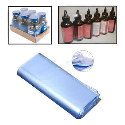 PLÁSTICO BOLSA TERMOENCOGIBLE PVC 11CMS X 5MTS ALIMENTOS TRANSPARENTE | PVC HEAT SHRINK BAG PLASTIC 11CM X 5M FOOD GRADE TRANSPARENT
