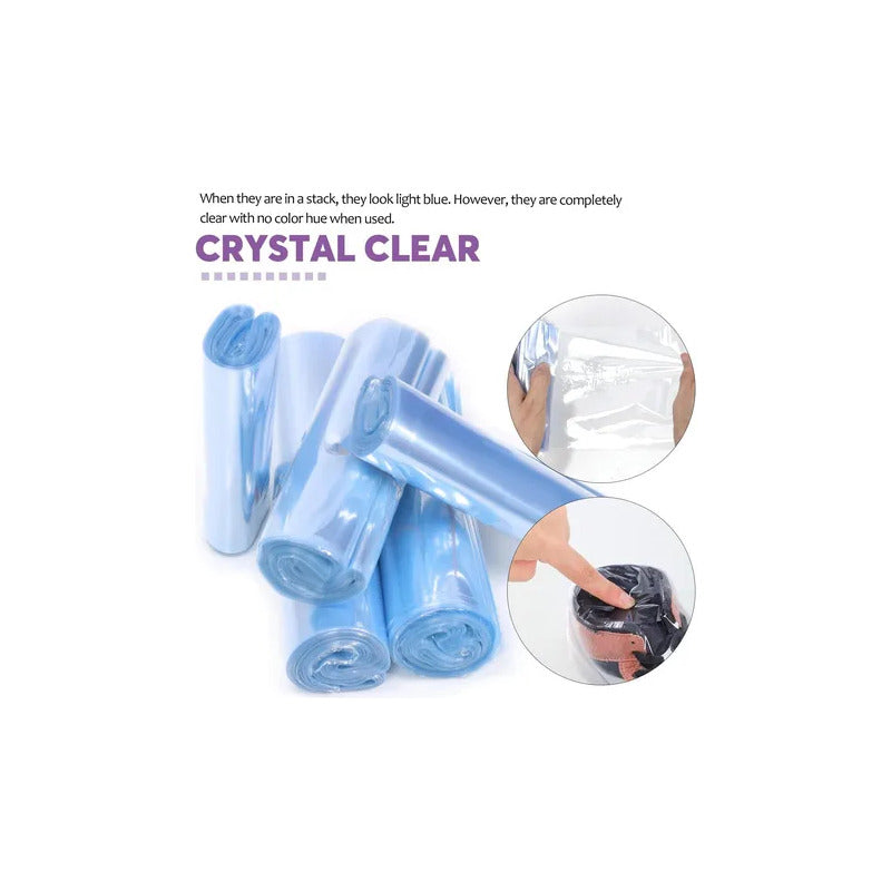 PLÁSTICO BOLSA TERMOENCOGIBLE PVC 11CMS X 5MTS ALIMENTOS TRANSPARENTE | PVC HEAT SHRINK BAG PLASTIC 11CM X 5M FOOD GRADE TRANSPARENT
