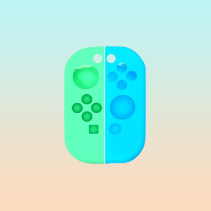 PROTECTOR SILICONA JOY-CON PARA NINTENDO SWITCH OLED VERDE/AZUL | SILICONE JOY-CON PROTECTOR FOR NINTENDO SWITCH OLED GREEN/BLUE
