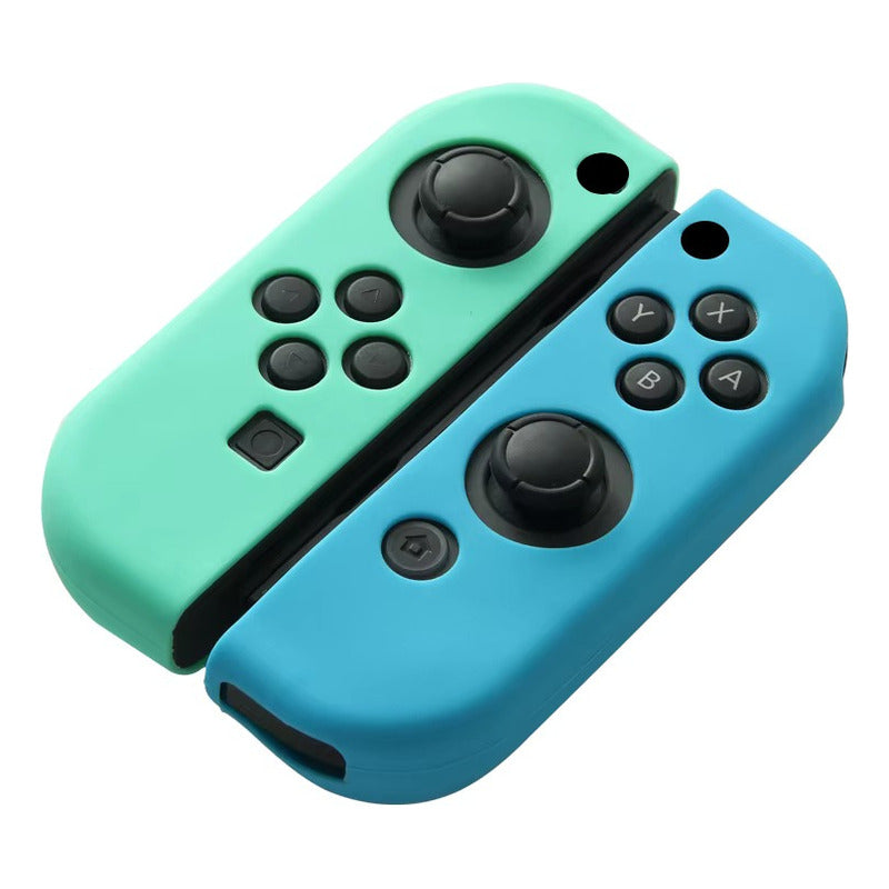 PROTECTOR SILICONA JOY-CON PARA NINTENDO SWITCH OLED VERDE/AZUL | SILICONE JOY-CON PROTECTOR FOR NINTENDO SWITCH OLED GREEN/BLUE

