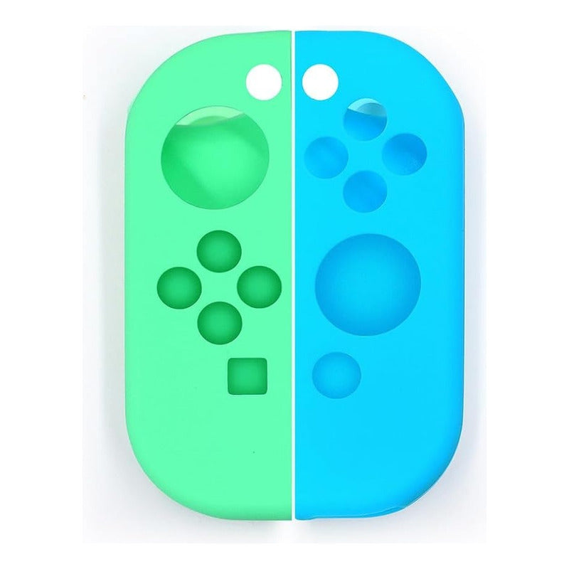 PROTECTOR SILICONA JOY-CON PARA NINTENDO SWITCH OLED VERDE/AZUL | SILICONE JOY-CON PROTECTOR FOR NINTENDO SWITCH OLED GREEN/BLUE
