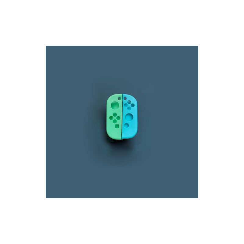 PROTECTOR SILICONA JOY-CON PARA NINTENDO SWITCH OLED VERDE/AZUL | SILICONE JOY-CON PROTECTOR FOR NINTENDO SWITCH OLED GREEN/BLUE
