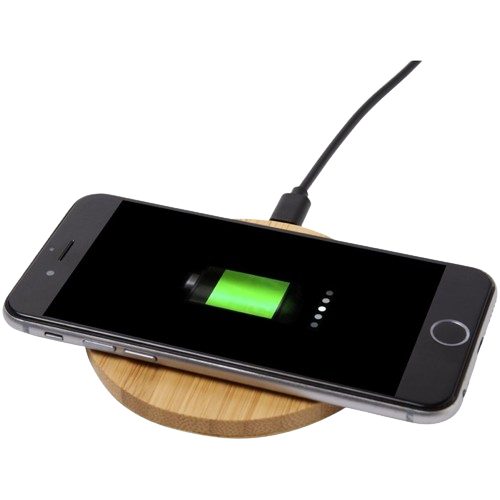 PX7000185 - CARGADOR INALAMBRICO CELULAR MADERA CORAZON - WIRELESS CELL PHONE CHARGER WOOD HEART | GIGAOUTLET GO