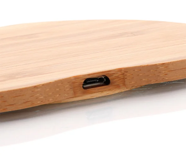 PX7000185 - CARGADOR INALAMBRICO CELULAR MADERA CORAZON - WIRELESS CELL PHONE CHARGER WOOD HEART | GIGAOUTLET GO