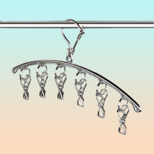 PX7000187 - GANCHO ROPA INTERIOR ARCO 6 CLIPS - UNDERWEAR HANGER ARC 6 CLIPS | GIGAOUTLET GO