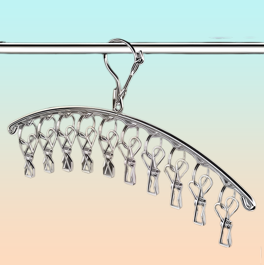 PX7000189 - GANCHO ROPA INTERIOR ARCO 10 CLIPS - UNDERWEAR HANGER ARCH 10 CLIPS | GIGAOUTLET GO