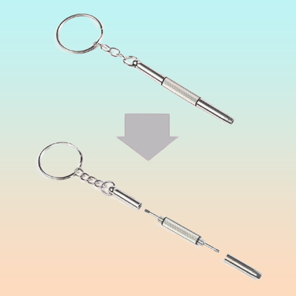 PX7000218 - 3 EN 1 KIT DESTORNILLADORES LLAVERO COMPUTADOR CELULAR GAFAS - 3 IN 1 SCREWDRIVER KIT KEYCHAIN COMPUTER CELL PHONE GLASSES | GIGAOUTLET GO