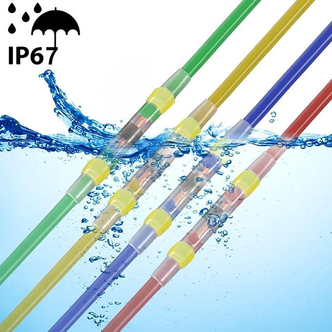 PX7000220 - 10x CONECTOR TERMOENCOGIBLE TERMORETRACTIL 6mm x 6.8mm x 40mm - 10x HEAT SHRINK CONNECTOR 6mm x 6.8mm x 40mm | GIGAOUTLET GO