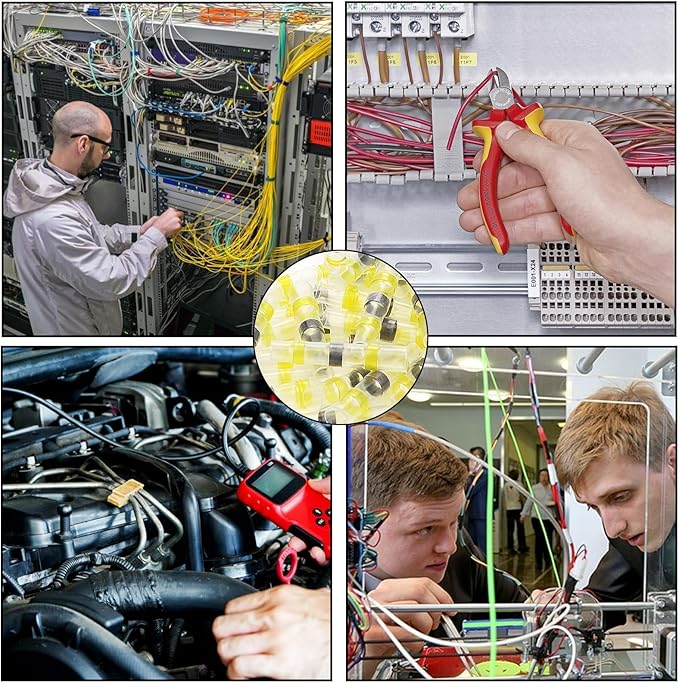 PX7000220 - 10x CONECTOR TERMOENCOGIBLE TERMORETRACTIL 6mm x 6.8mm x 40mm - 10x HEAT SHRINK CONNECTOR 6mm x 6.8mm x 40mm | GIGAOUTLET GO